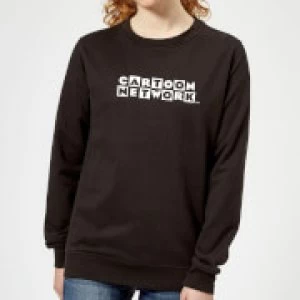 Image of Cartoon Network Logo Womens Sweatshirt - Black - M