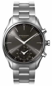 Image of Kronaby 43mm SEKEL Bluetooth Black Dial Stainless Steel Watch