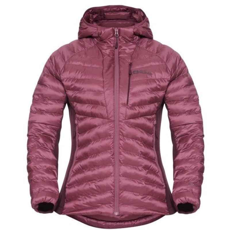 Image of Jack Wolfskin Womens Routeburn Down Jacket Raisin female 10 (S)