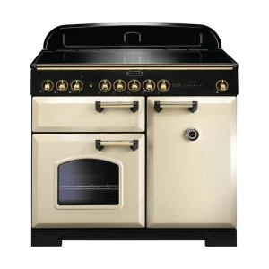 Image of Rangemaster 115580 CDL100EICR-B Classic Deluxe 100cm Induction Range Cooker Cream-B