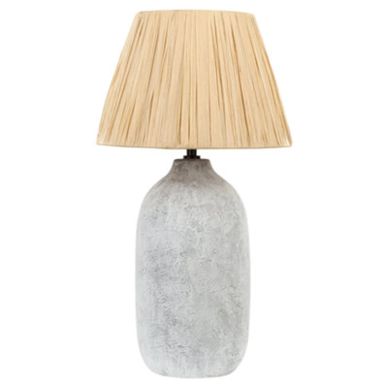 Image of Beliani Table Lamp Matilde Ceramic Grey