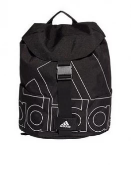 Image of Adidas Logo Backpack - Black