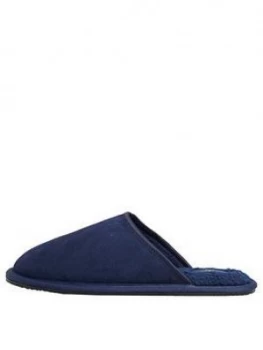 Image of Superdry Slipper Mule, Navy Size M Men