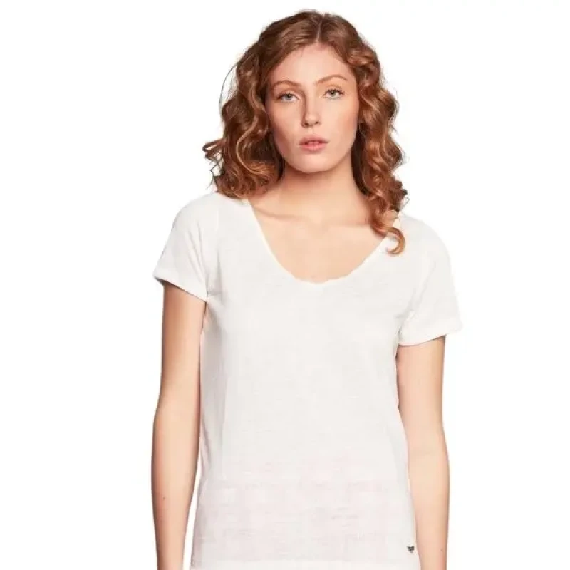 Image of Les Petites Bombes Womens T-Shirt Les Petites Bombes Ariana Blanc Female XS