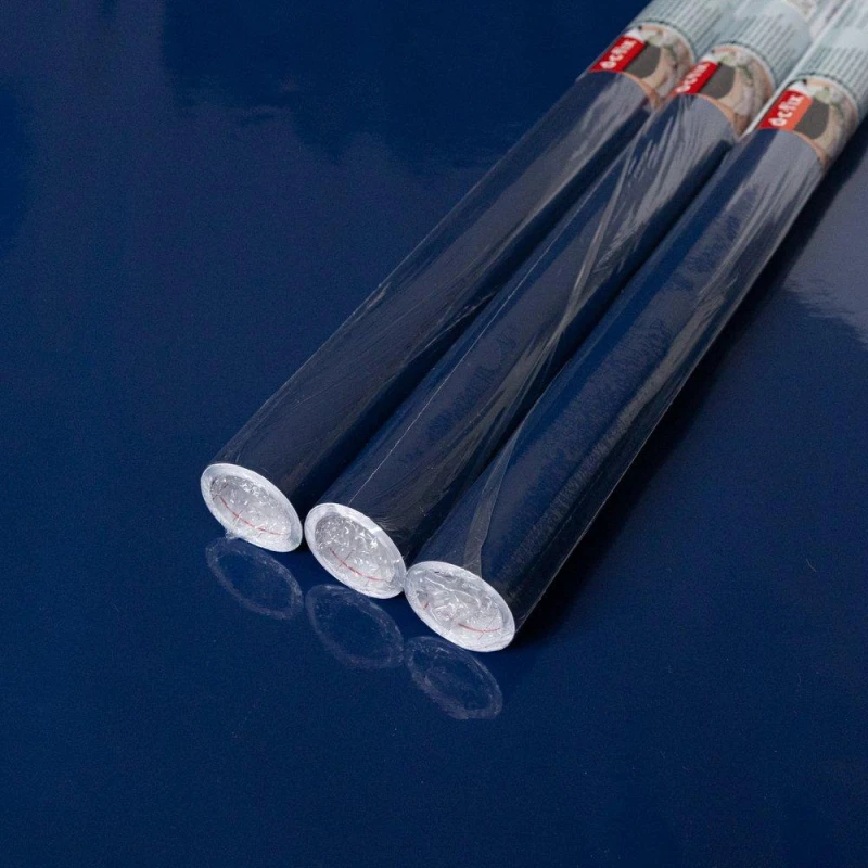Image of D C Fix dc fix Glossy Navy Blue Self Adhesive Vinyl Pack 3 Navy Blue unisex 67X2 PACK3