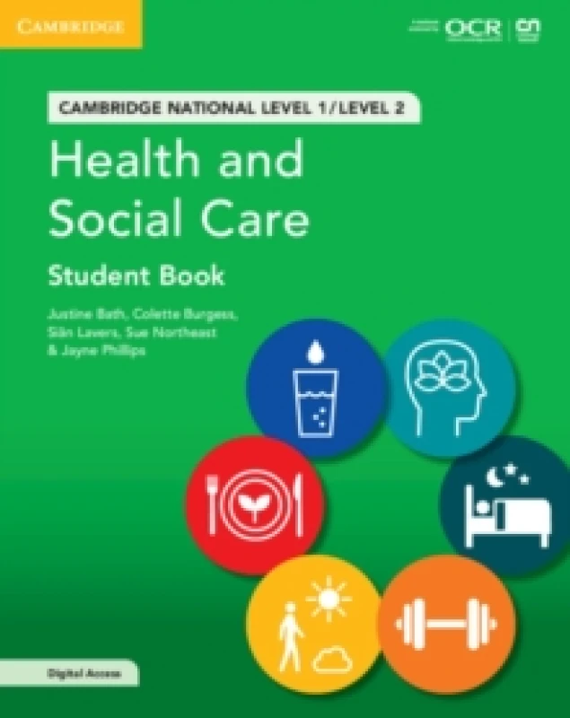 Image of Jayne Phillips Cambridge National in Health and Social Care Student Book with Digital Access (2 Years) Book Multi unisex