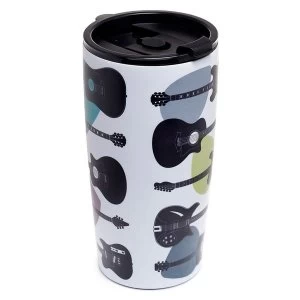 Image of Headstock Guitar Reusable Stainless Hot & Cold Thermal Insulated Food & Drink Cup 500ml