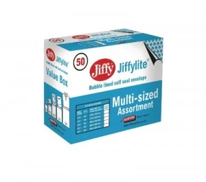 Image of Jiffy Padded Bag Assorted Sizes Gold Pack of 50