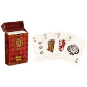 Image of Harry Potter House Playing Cards - Gryffindor
