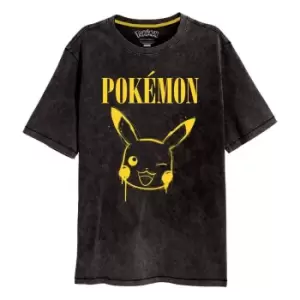 Image of Pokemon T-Shirt Pikachu Size L