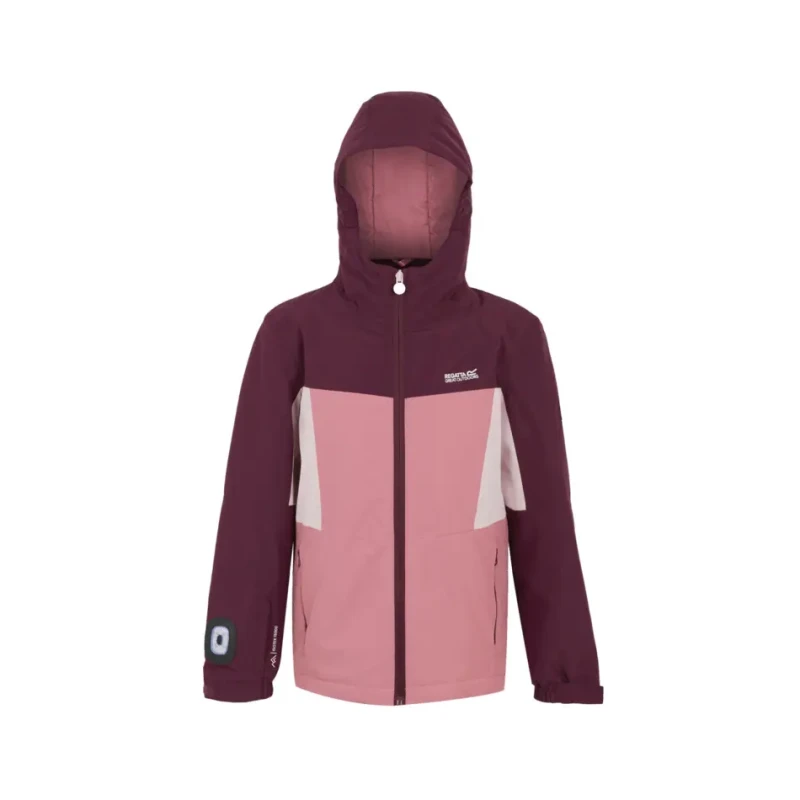 Image of Waterproof jacket for children Regatta Beamz Rose Unisex 13 ans