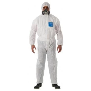Image of Microgard 1500 Plus Overall White S Ref ANWH15111S Up to 3 Day