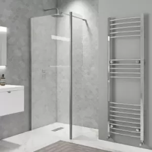 Image of 1000mm Walk In Shower Enclosure Return Panel - Corvus