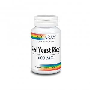 Image of Solaray Red Yeast Rice 600mg Capsules 30 (1502)
