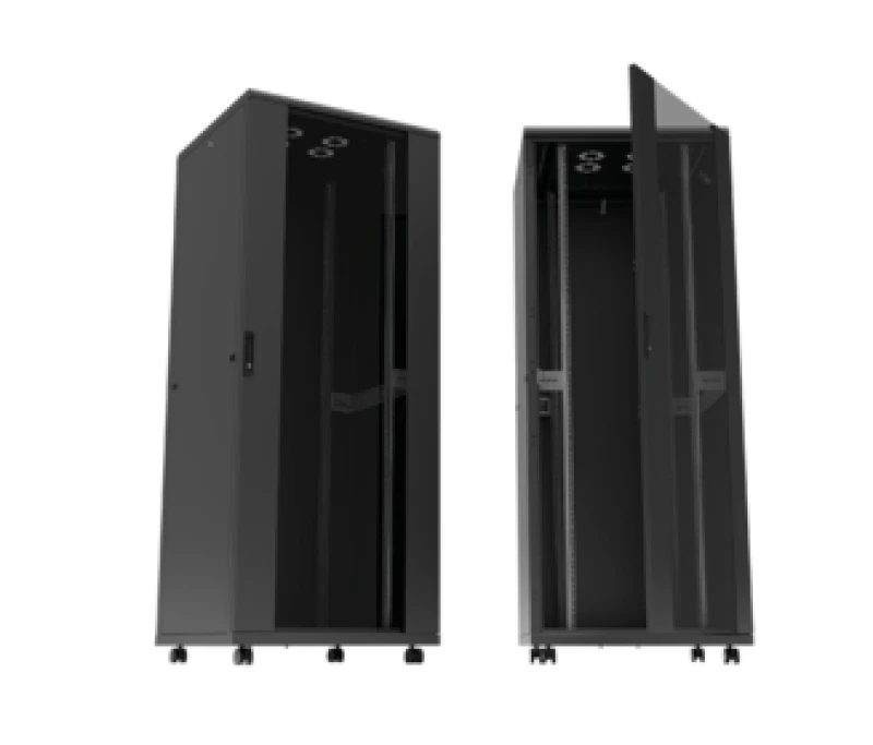 Image of LogiLink D32S88B rack cabinet 32U Freestanding rack Black