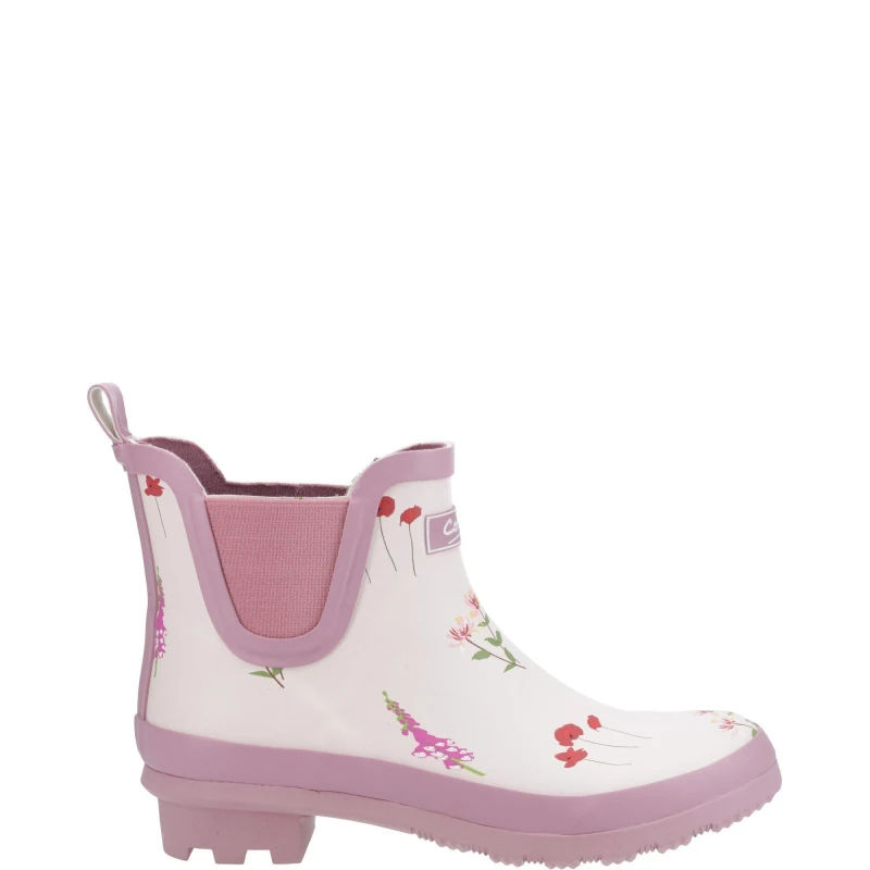 Image of Cotswold Wildflower Ankle Wellingtons Pink female 7 (40)