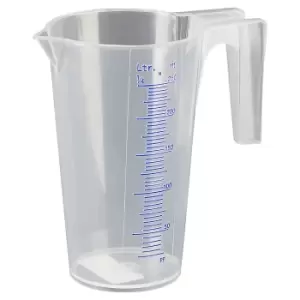 Image of PRESSOL Transparent measuring cup, 0.25 l, pack of 12, PP, with scale
