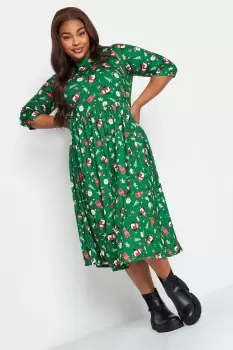Image of LIMITED COLLECTION Printed Smock Dress