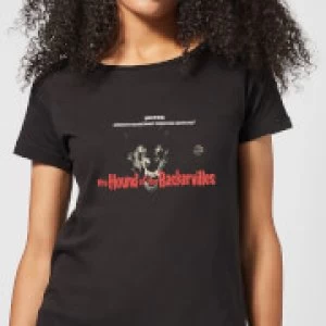 Image of Hammer Horror Hound Of The Baskervilles Womens T-Shirt - Black - S