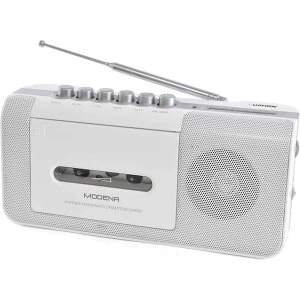 Image of Lloytron N8103WH Modena Portable Radio Cassette Recorder with 2 Band Radio UK Plug