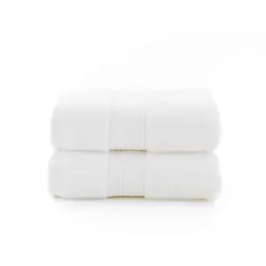 Image of Deyongs Bliss Pima 2 Pack Hand Towel - White