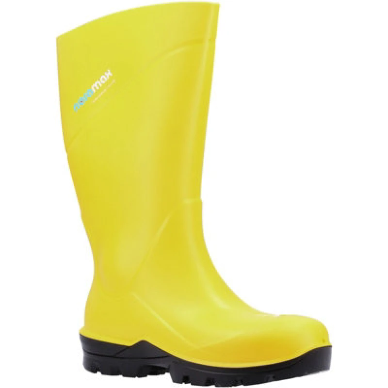 Image of Nora Unisex Noramax Pro S5 Full Safety Wellingtons Welly UK Size 10.5 (EU 45) Yellow NOR002-YELLOW-10.5