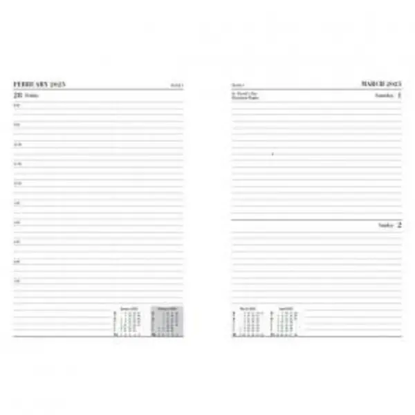 Image of ValueX Academic A5 DTP Diary 20242025BK EXR27740SY