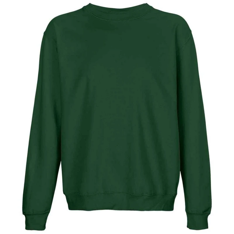 Image of SOL'S Mens Columbia Sweatshirt in Bottle Green Size: XS Bottle Green Male XS