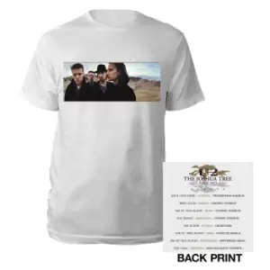 Image of U2 - Joshua Tree Photo Unisex Small T-Shirt - White