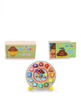 Image of Hey Duggee Hey Duggee Puzzle Clock Dominoes Memory Game