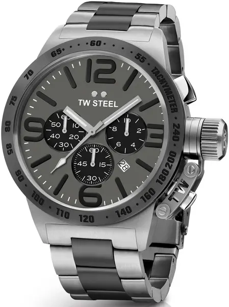 Image of TW Steel Watch Canteen 45mm - Grey TW-386