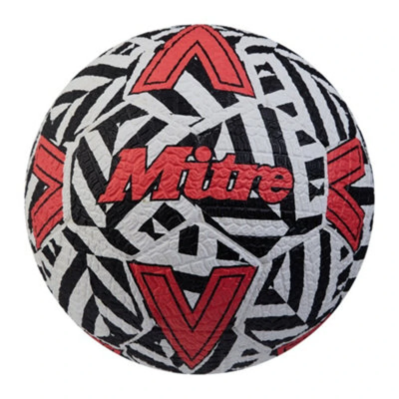 Image of Mitre 2024 Street Soccer Football White/black/red (5)