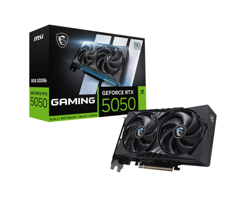 Image of MSI GeForce RTX 5050 8G GAMING OC NVIDIA 8GB GDDR6 GEFORCE RTX 5050 8G GAMING OC