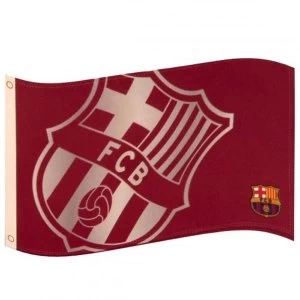 Image of FC Barcelona Flag Burgundy