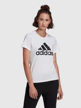 Image of Adidas Big Logo T-Shirt - White/Black