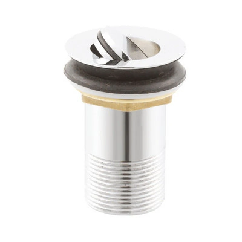 Image of Balterley Round Unslotted Flip Top Basin Waste Chrome Silver