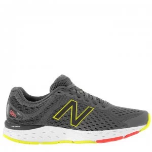 Image of New Balance 680 v6 Running Shoes Mens - Charcoal/Yellow