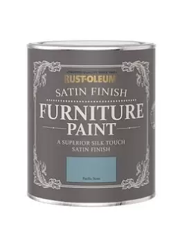 Image of Rust-Oleum Satin Finish Washable Furniture Paint In Pacific State - 750 Ml Tin