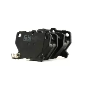 Image of FEBI BILSTEIN Brake pad set 116306 Brake pads,Brake pad set, disc brake TOYOTA,Yaris Schragheck (_P1_),COROLLA (ZZE12_, NDE12_, ZDE12_)