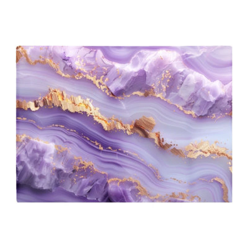 Image of Warren Reed Designer Light Purple Marble Effect Chopping Board