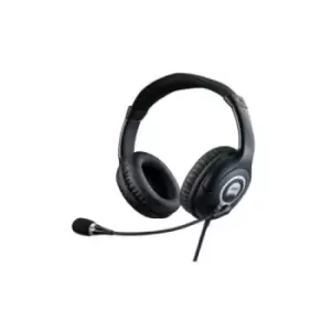 Image of Acer GP.HDS11.00T headphones/headset Wired Head-band Black Grey