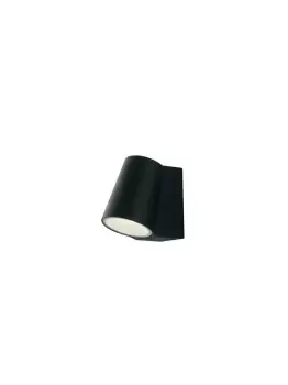 Image of Sintesi Outdoor Integrated LED Aluminum Downlight, Black, IP44, 4000K