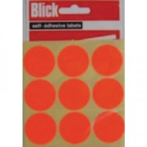 Image of Blick Red Coloured Labels in Bags Round 29mm Pack of 720 RS005155