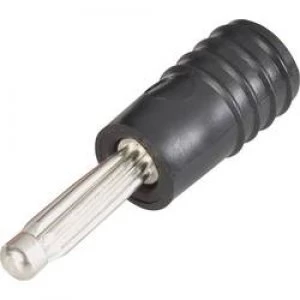 Image of Plug to plug connector 4mm plug 2mm socketBlackSchneppUeS 4020 sw1 pcs