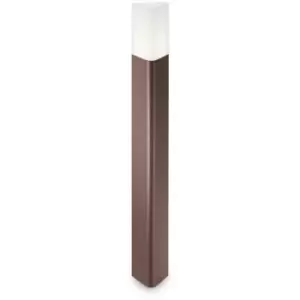 Image of Ideal Lux PULSAR - Outdoor Bollard Lamp 1 Light Coffee IP44, E27