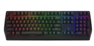 Image of Alienware AW410K keyboard USB QZERTY US International Black