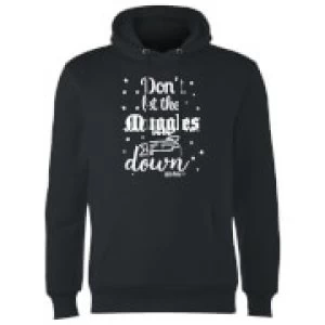 Image of Harry Potter Don't Let The Muggles Get You Down Hoodie - Black - M