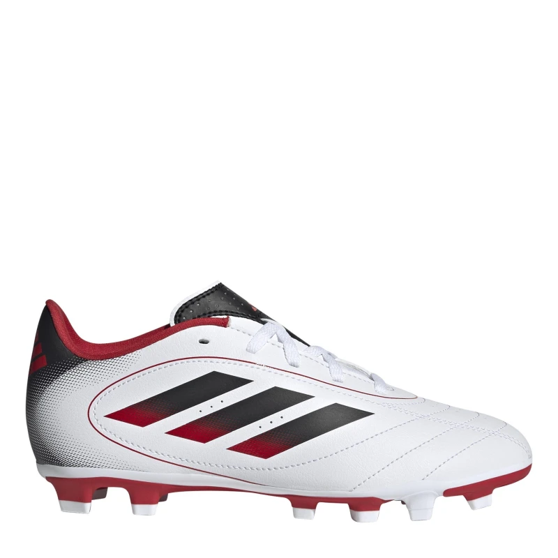 Image of adidas Goletto Firm Ground Football Boots Juniors - White White 3