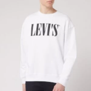Image of Levis Mens Relaxed Graphic Sweatshirt - White - M