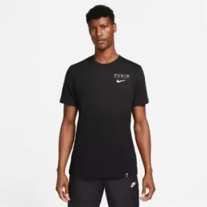 Image of Nike Saint-Germain Swoosh Mens Soccer T-Shirt - Black